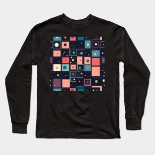 Endless prismatic universe - Abstract Universe Seamless Pattern Long Sleeve T-Shirt